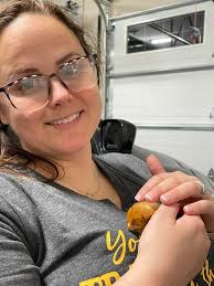 Meet Bella 🤣 When chicken is life & your waiting for dad to open the door  so you can munch 🤣 What do your pets get upto when they are desperate for  something?