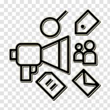 Digital Marketing Icon Automation Symbol Line Art Transparent Png Search icons with this style. digital marketing icon automation