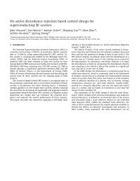 On Active Disturbance Rejection Based Control Design for Supercomputing RF  Cavities