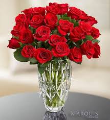 Most complete collection of waterford crystal. Red Roses In Marquis By Waterford Vase Arranged By A Florist In Yonkers Ny Beautiful Blooms Florist