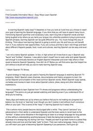 Make, ask, be, cause, render. Calameo Easy Spanish How To Learn Spanish The Easy Way