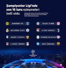 Bünyesinde birçok farklı dizi ve film barındıran exxen'in geçtiğimiz günlerde. Uefa Sampiyonlar Ligi Nde Son 16 Turu Eslesmeleri Belli Oldu