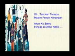 Dengan iman dan harapan seiring dengan perginya kenangan, menyambut harapan. D Lloyd Malam Penuh Kenangan Lirik Youtube
