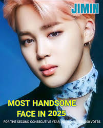jimin wins most handsome face award