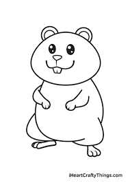 Hamster Drawing - How To Draw A Hamster Step By Step
