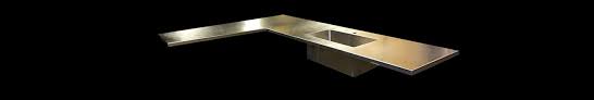 Choice of moisture resistant mdf wood backer or stainless channel backer; Stainless Supply Stainless Steel Countertops