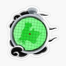 Dragon ball esferas del dragón cantidad. Dbz Radar Stickers Redbubble