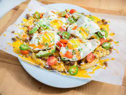 Breakfast Nachos Recipe Breakfast Nachos Food Network Recipes Nachos Recipe
