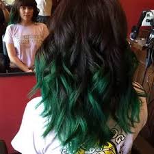 Hair Dark Green Roots Ombre To Platinum Bing Images Hair Styles Bright Hair Colors Green Hair