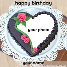Birthday Wishing Heart Shape Happy Birthday Chocolate Cake Happiest Birthday Ever With Chocolate Cake With Name And Photo Happy Birthday Cake Photo Happy Birthday Cake Pictures Happy Birthday Cake Images