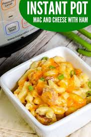 Just open your freezer, lock on the lid, and cook! Easy Instant Pot Mac And Cheese With Ham Recipe Bake Me Some Sugar