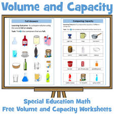 capacity worksheets teaching resources teachers pay teachers