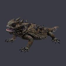 3d Model Horned Lizard Lowpoly C4d Obj 3ds Fbx Ma Lwo 93944 3d Model Horned Lizard Lizard