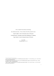 14 a10 ausweispapiere und dokumente. Pdf How To Transfer Discontinuous Technology Into Radical Innovation Some Evidence From Three Nanotech Cases