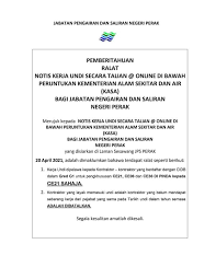 Jabatan pengairan dan saliran negeri perak. Jps Daerah Larut Matang Dan Selama Posts Facebook