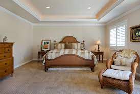 The color palette of the tray ceiling in the dining room matches with the entire room and the chandelier what does it mean to blend with the elements of the room? Tray Ceiling Design Ideas How To Decorate And Paint Them
