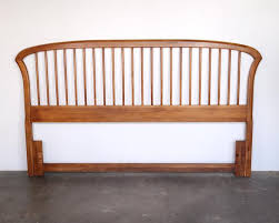 Check out our wood headboard selection for the very best in unique or custom, handmade pieces from our beds & headboards shops. Mid Century Modern King Size Solid Ash Wood Spindle Headboard By Iridiuminteriors From Iridium Interiors Of Los Angeles Ca Attic