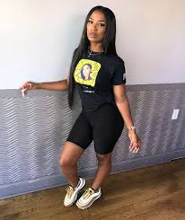 Black Biker Shorts Outfit Ideas Pin By Iitsmisst On ϲօʍƒվ Birthday Outfit For Women Black Girl Outfits Birthday Outfit For Teens