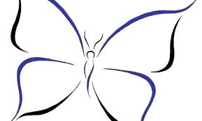 Don't forget to add thin veins to each cell. Easy Butterfly Drawing Side View Novocom Top