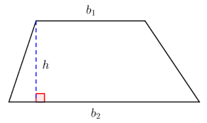How To Find The Area Of A Trapezoid Trapezium Trapezoid Quadrilaterals