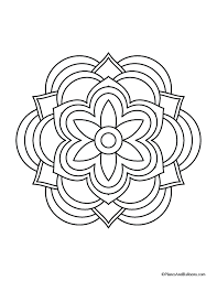 If you like the mandala and want to color it, click the print new mandala designs will be added over time, so come please come back later to check if there is any other mandala coloring page you would like to print. Easy Mandala Coloring Pages That You Ll Actually Want To Color Mandala Coloring Pages Easy Mandala Drawing Simple Mandala