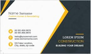 Free for commercial use high quality images. Construction Company Workers Business Cards Word Excel Templates