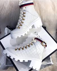 Gucci International On Instagram Love In White Belleame Style Gucci Gucciboots Guccilovers Guccigang Gucci Boots Sneakers Fashion Girls Shoes