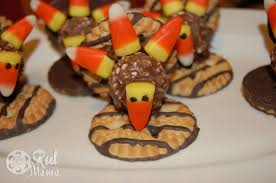 I used about 15 oz of pumpkin, 3 huge tablespoons of peanut butter (my puppies love peanut butter), and i added about 2 tablespoons of molasses, 1/2 cup of instant oats and about 2 tablespoons of ground flax seeds. Cute Thanksgiving Chocolate Candy Corn Turkey Cookies