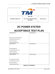 Telekom malaysia located in malaysia. Telekom Malaysia Dc System Test Rectifier Test Plan Rectifier Electric Power System