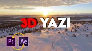 Premiere Pro Ve After Effects Kullanarak 3d Yazi Ve Kamera Takibi Nasil After Effects Yaz