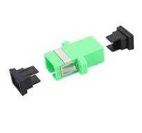 Fiber Optic SC Keystone Coupler Green SC/APC Optical Jack Plug SC-SC  Simplex Singlemode APC For Network LAN Connector - AliExpress