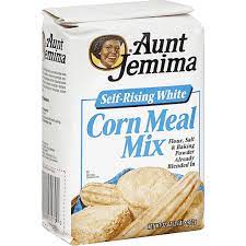 We've already blended the flour, . Aunt Jemima Corn Meal Mix Self Rising White Flour Meals Flummerfelt S Town Country Supermarket