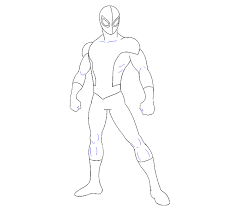 Easy spiderman drawings draw spider man body spiderman easy drawing. How To Draw Spiderman Easy Drawing Guides