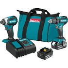 18V LXT (4.0 Ah) Lit-Ion Cordless Brushless Drill Driver & Impact Driver Kit with (2) Batteries DLX2289SMX Maikta