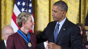 He has bestowed it on at least 114 individuals, more than any of his predecessors. Barack Obama Chokes Up Giving Ellen Degeneres Medal Of Freedom Bbc News