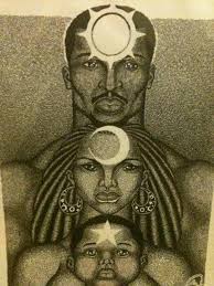 Man Woman Child Sun Moon Stars Knowledge Wisdom Understanding Black Art Pictures Black Love Art Black Artwork