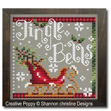 Links preceded by a plus sign (+) require free registration (to that particular site, not to cross stitch pattern central) before viewing. Shannon Christine Designs Jingle Bells Cross Stitch Pattern
