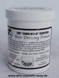 This pomade provided me just enough strength to style my hair. Black White Genuine Pluko Hair Dressing Afro Cosmetic Shop