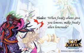 Yummy Freaky Alien Lemonade Kid Icarus Uprising Kid Icarus Icarus
