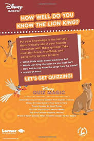 If you don't want to use a board, just use the list of disney trivia questions and answers above and follow the rules below. The Lion King Quizzes Hakuna Matata Disney Quiz Magic Schwartz Heather E 9781541554733 Amazon Com Books