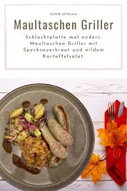 Maultaschen Griller Schwabische Gerichte Einfache Gerichte Lebensmittel Essen