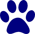 Blue Paw Print Logo - ClipArt Best