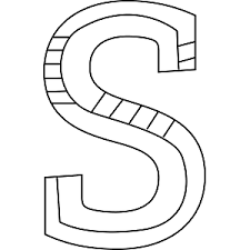 Capital and small letters tracing worksheets. Uppercase S Coloring Page