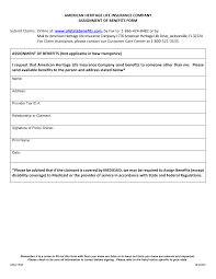 American heritage life insurance company claim forms. 2