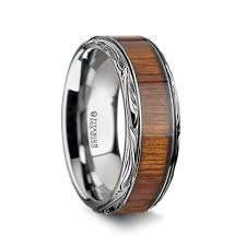 Montane Men S Wedding Ring Titanium With Koa Wood Inlay 8mm 10mm Wood Inlay Rings Mens Wedding Rings Tungsten Tungsten Carbide Wedding Rings