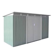 En fonction de la taille du cabanon de jardin, il vous sera demandé soit une déclaration de travaux préalable soit un permis de construire ou bien. Abri De Jardin En Metal 8 84m2 Vente Au Meilleur Prix Jardins Animes