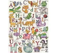 Animal alphabets embroidery designs,patterns,tutorials & projects for download.embird machine embroidery software. Abc Animals Cross Stitch Kit Only 39 00
