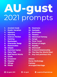 Free to download and print. Au Gust Writing Challenge