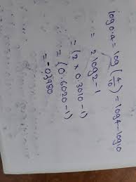 How To Calculate The Value Of Log 0 4 Quora