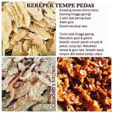 1/2 papan bahan isian cabe rawit : Kerepek Tempe Pedas Asian Recipes Tempeh Recipes